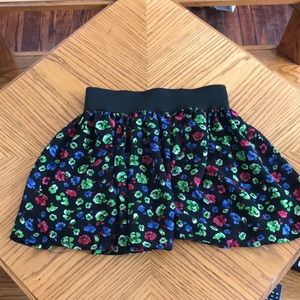 Elastic band flower flow skirt